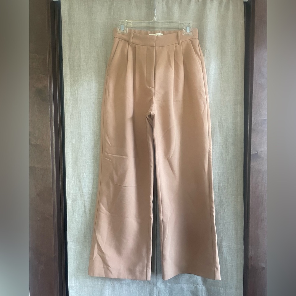 Abercrombie & Fitch Tan Wide Leg Pants